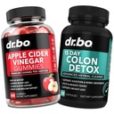 ACV Gummys & Colon Cleanser Detox - 1000MG Apple 苹果苹果 苹果 苹果 葡萄酒 葡萄酒 Gummys & 15 Day Colon Cleanse Detox for Detroduction & Gut Health - Bowel运动的快速天然亲生含氧药
