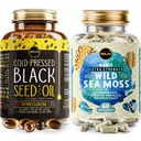 Maju 超级食品 4- in-1 海蚊子 Capsules 和 黑种子 Oil Capsules Bundle