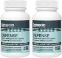 Benecin Defense 1500 mcg 稳定 Allicin per Capsule + + 高量 SAC 和 多酚 来自黑蒜 → 强力支持 Imune 和 Heart 函数 蔬菜盖 (1 Counter of 180)