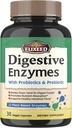 消化酶+ Probiotics & Prebiotics,22 消化酶与Amylase, Protase, Laactase & More, 最大强度,用于健康消化, Vegan, Non-GMO, 30 Caps