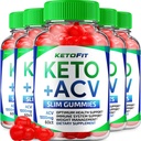 (5 Pack) Ketofit ACV Gummys Advanced 1000mg, KetoFit Keto + ACV 重量管理 Gummys Apple Cider Vinegar Keto Fit 饮食补充 Ketofit Gummys 维生素 B12 B6(300 Gummys) 维他命 B12 B6(300 Gummys)