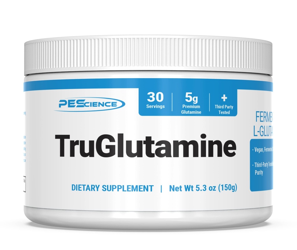 PEScience TruGlutamine,发酵的L-Glutamine 粉末,无味,30种服务,Gut健康支助