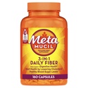 Metamucil, Psyllium Husk Capsules, 160 Capsules, 3-in-1 Fiber 补编, Daily Psyllium Husk Fiber Capsules 通过促进规范性帮助支持消化健康*, 帮助补充 Daily Fiber 摄入量