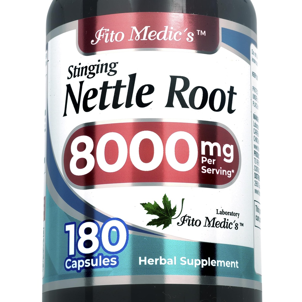 FITO MEDIC's Lab - Stinging Nettle Root, 180 Capsules - 刺杀Nettle - Pure 提取器, Ortiga.