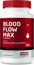 NutraRize Blood Flow Max Capsules,高级血液支持公式,健康血液流通最大强度补充剂,全天然维生素类药剂促进整体健康,评论(60 Capsules).