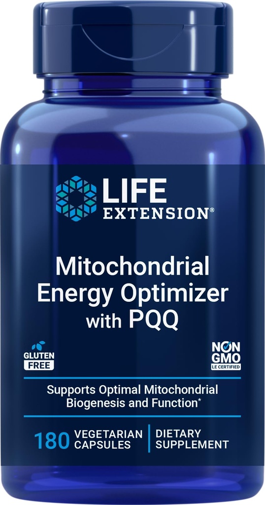 寿命延长 Mitochondrial 能源优化器与 PQQ, 180 蔬菜卡普尔