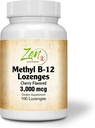 配有叶酸的B-6、叶酸、生物素-支持心血管健康、健康免疫系统、脑和神经功能-100 Lozenge