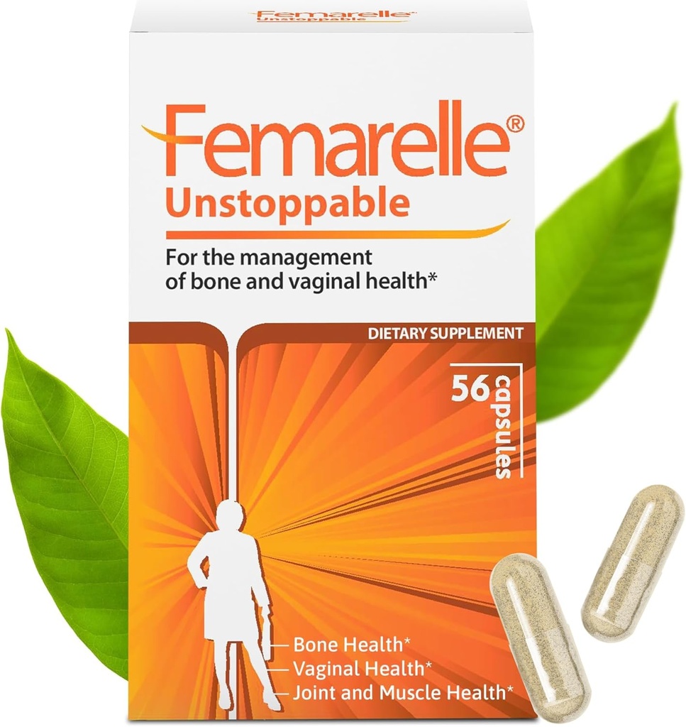 Femarelle 不可阻挡的 -- -- 妇女日用品 -- -- 支持骨骼、肌肉和关节及阴道健康 -- -- 56 Capsules -- -- 非血栓 -- 临床研究