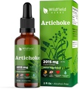 Artichoke Leaf 提取液滴 2000mg (Cynara scolymus L.) 草药补充剂 Absorbs Better than Capsules, 1个月供应, 84种服务,无酒精叮当 - 2 Oz, 包装 1