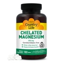国家生活 化学镁 250mg - 支持心脏,骨骼和肌肉健康,Vegan-Friendly Magnesium 补充氧化镁和氨基酸Chelate, Gluten-Free