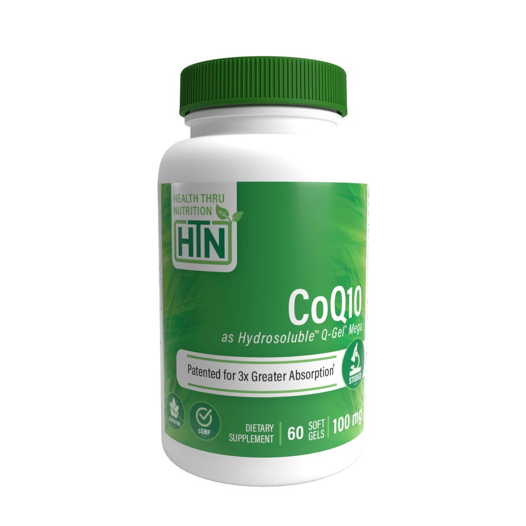 健康 营养 Q-Gel CoQ-10 100毫克,维生素E:3X 吸收,临床研究 心血管和Mitochondrial 支持(60软胶)