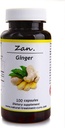 赫克玛中心 纯姜根 - Zingiber Officinalis - 100 Capsules 减少恶心 - Vegan