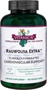 Vitanica Rowolfia Extra - 心脏健康补充 - 支持已经在健康范围内的血压 - 配有镁、CoQ10和蛇根-180 Vegan盖
