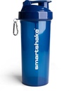 Smartshake Lite 蛋白质沙克瓶 1000ml 防渗漏 Gym 沙克瓶 蛋白质沙克饮料瓶 清除聚丙烯水瓶 BPA 自由蛋白质粉状沙克杯 男子与女子 海军蓝