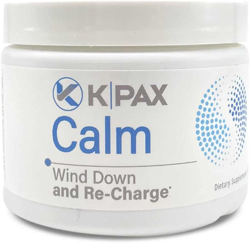 KPAX Calm Magnesium Glycinate 补充品,带有GABA和Valerian 的抗应力补充品,支持平衡的Mood – 60平板