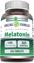 (原始内容存档于2018-09-21) (英语). Amazing Formules Melatonin 5 Mg Talets Supplements QQ Non-GMO QQ Gluten Free QQ 在美国制造(365)