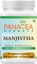 Panacea Herbals Manjisstha Capsules (90 Veg Caps 400mg Extract) 鲁比亚·科尔迪福利亚(Rubia Cordifolia),为格洛温皮肤复合体的印度马德尔. Gluten Free Lactose Free GMO Free Pure Herbal Dealary 补充材料. 格鲁滕自由乳糖自由转基因组织 自由纯草药补充品.