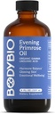 BodBio Evening Primrose Oil - 健康皮肤和荷尔蒙平衡的天然伽玛烯酸 - 非GMO,冷压 - 8oz