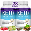 Keto Boost 饮食药丸 Ketosis 补充 - 天然外源 Keto 公式支持能源与焦点, Ketogenic 饮食高级 Ketones, 面向男性