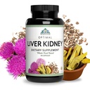 最佳健康系统 活体/ Kidney → Detox & Cleanse → 牛奶 硝酸盐 Dandelion, Barberry, Molases + Opti-Blend Enzymes 用于吸收 → 90 Capsules