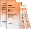 Hanskin Aqua Alastin Hyaluronic 酸性药包,用于头发、皮肤、皱纹和钉子 → Biotin、维生素C、Hyaluronic 酸 → 健康皮肤营养补充剂,2g x 30个人棒