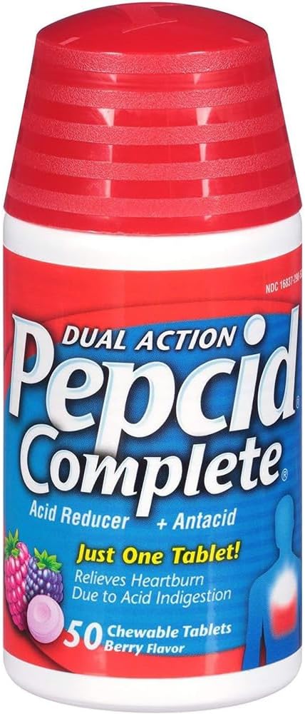 Pepcid 完整 Berry Flavor - 100块可切片(50厘米x2瓶)