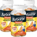 空载750mg 维生素C 免疫支持 成人Gummys,Zesty Orange Flavor,Gluten Free Crafed Blend with Powerful Antioxidants Vitamins A C & E, 63 Gummys (3 Pack)