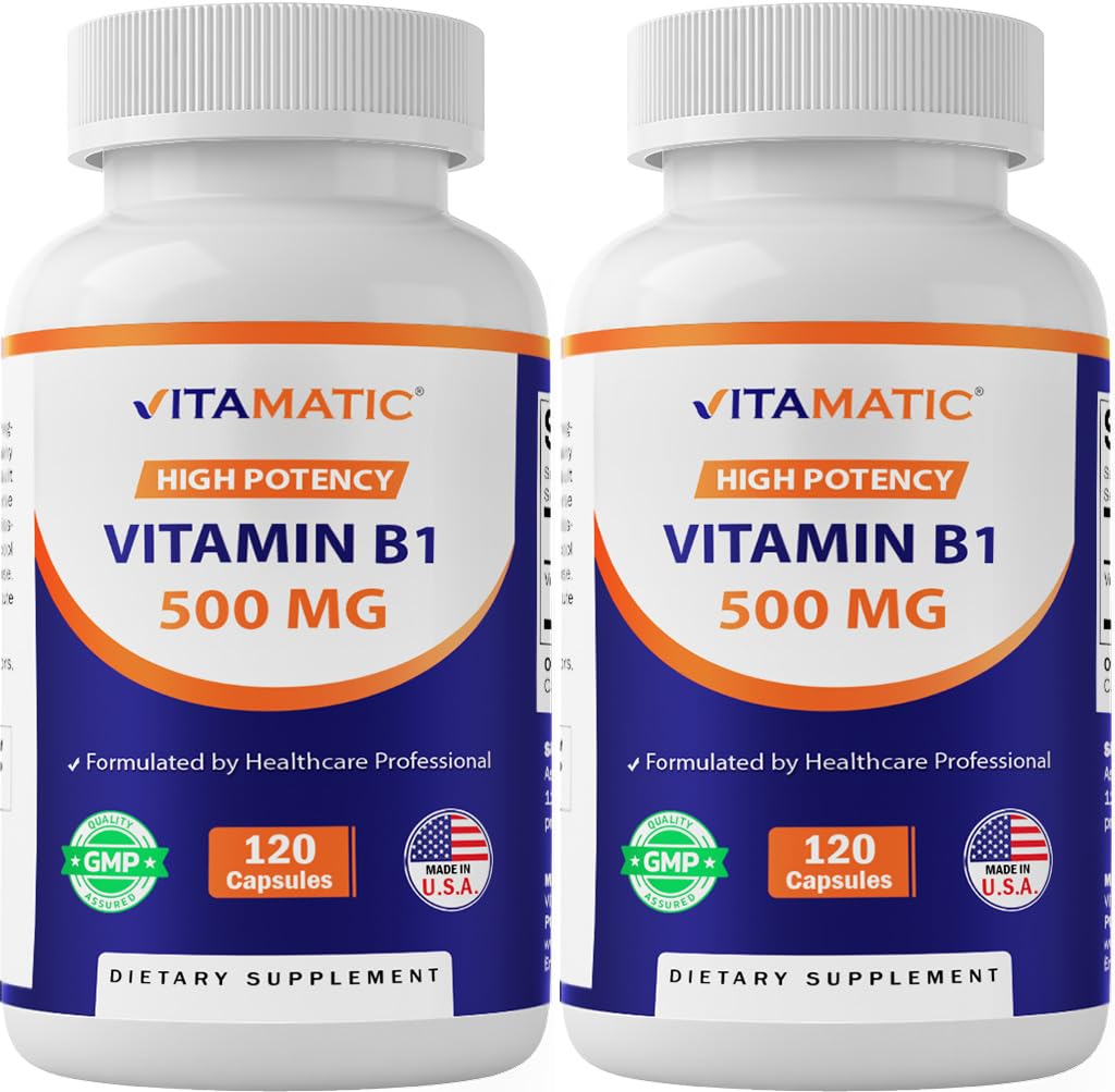 维生素B1(i胺)500mg – 2 Pack(共计120 Capsules)