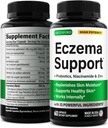 Greenford Eczema Treatment & Support for Natural Relief - Made in USA - Skin Vitamins & Herbals for Eczema, Acne, Psoriasis, Rosacea Treatment with Zinc, Niacinamide & Probiotics - 60 caps