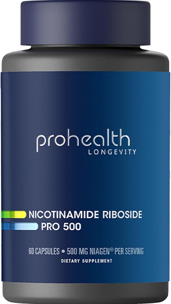 ProHealth Nicotinamide Riboside Pro 500. 专利NR Niagen 500mg Plus 250mg TMG. NAD+ Supplement Boosts NAD+. NR Supplement Profession in 300 Research. 30名服务人员