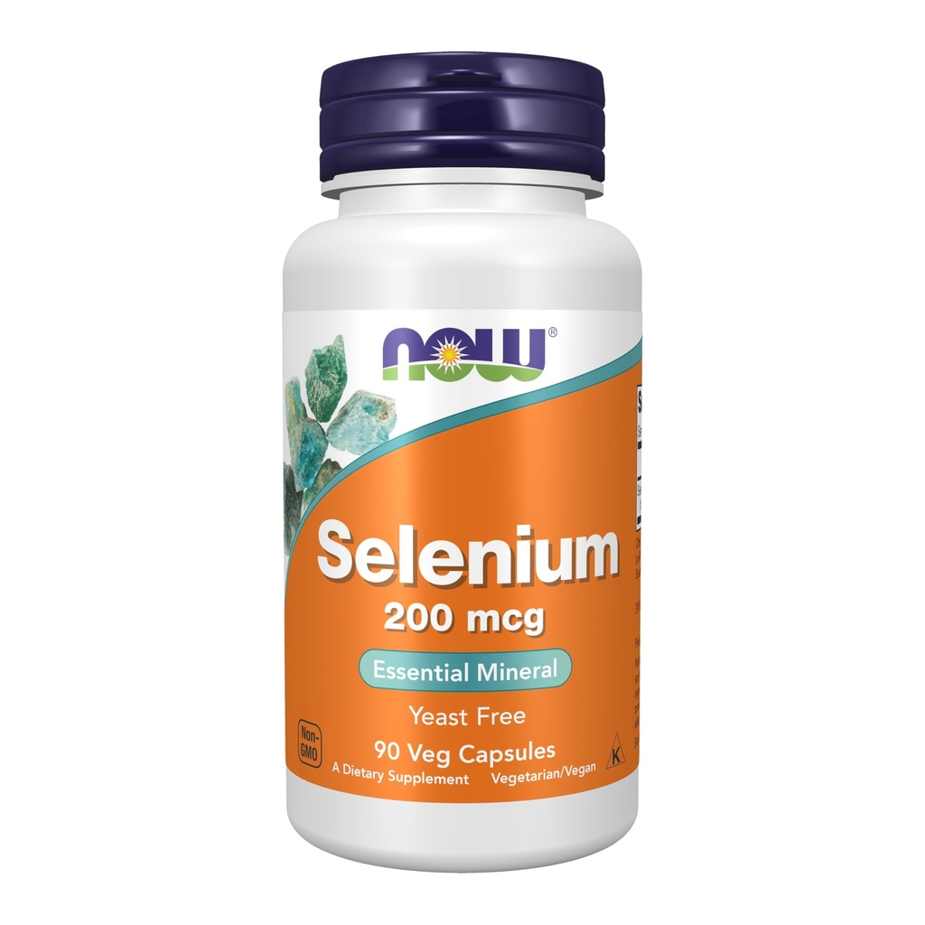 NOW Foods Supplements, Selenium (L-Selenomethionine) 200 mcg, Essential Mineral*, 90 Veg Capsules