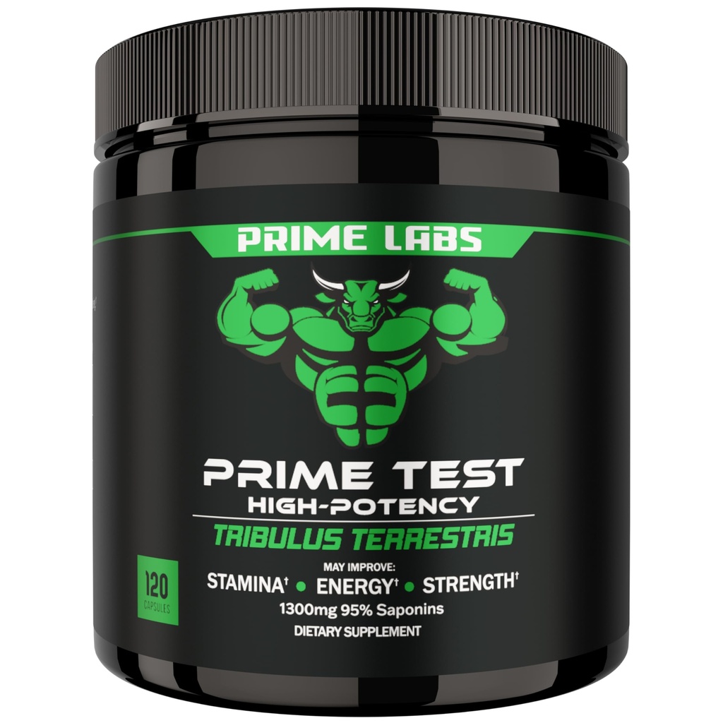 男子Tribulus Terrestris 1300mg -- -- 95%的Saponins -- -- 能源、生命力、力量 -- -- 120个