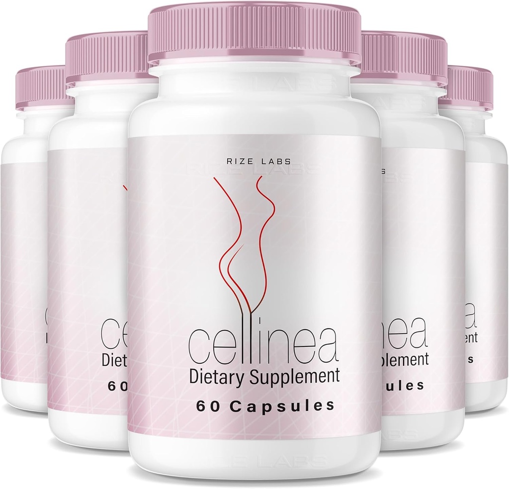 rize 实验室 (5 Pack) Cellinea - Cellinea Pills, Cellinea Capsules for Health-Looking Skin, Cellinea to Boost Skin Hydrition, Cellinea全自然饮食补充, Cellinea Reviews (300 Capsules) (中文(简体) ).