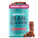 威猛的Paw Waggables Cran-Bladder(美国马德) QQ Vet 配制的Cranberry 配给狗的配给 – Cranberry 配给狗的配给 – Urinary Tract & Bladder 支持 , Bacon Flavored, 120 Soft Chews