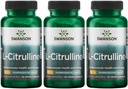 Swanson L-Citrulline - 促进心血管健康与能源支持的自然补充物 - 帮助增加流通量 - (60卡普尔,每包850毫克) (3包)
