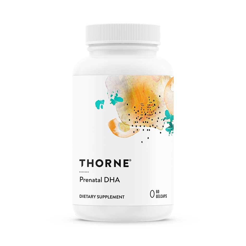 THORNE - 产前DHA - 650毫克DHA和200毫克EPA - 支持婴儿的大脑和神经系统从怀孕到护理的发展* - 30个服务对象