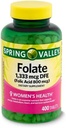 泉谷Folate饮食补充,1 333 mcg,400 计数