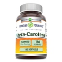 (原始内容存档于2018-12-04) (英语). Excellent Formules Beta-Carotene Supplements → 25000 IU per service $ 180 Softgels → 非GMO → Gluten-Free → 美国制造.