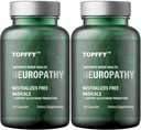 神经病营养综合症 Nerve 不适症缓解症,有600mg Alpha Lipoic Acid - Benfotiamine, 最大强度自然神经维生素, 适合脚, 手, 手指, 脚趾