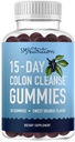15日 Colon Cleanse & Detox Gummys \ 偶尔便秘 & Bloating Relief \ \ 快速代理清洁工 & Debloat 为妇女和男子与 Triphala 为常规和古特健康\ \ Vegan, Gluten-Free
