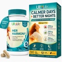 Ultalife her Harmony Muropause Supplements for Women - Hot Flashes Muropause Relief & Hormone simple for Women - 包含黑科霍什,东奎,红克洛弗 & More - 雌激素自由 - 120 Capsules