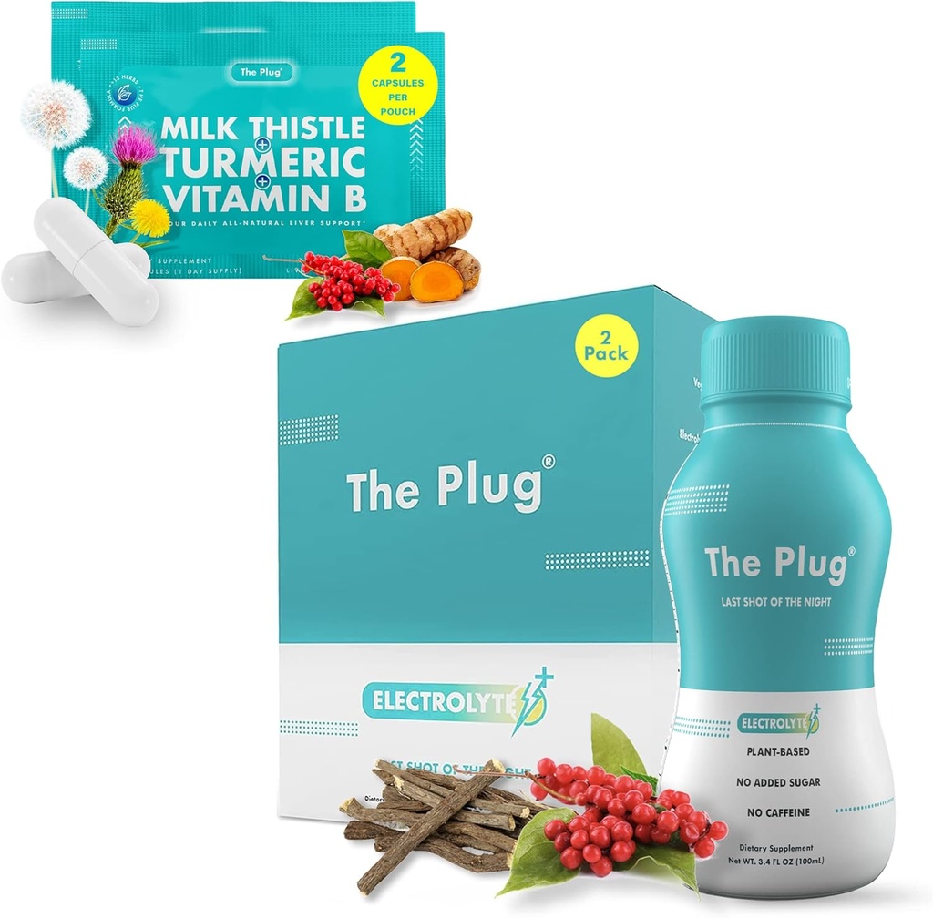插管Liver Cleanse Detox & Reference Bundle - 补充药丸和回收饮料(2 Pack)