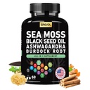 海摩斯黑种子油 Ashwagandha Bladderwrack Burdock 根图尔克和维生素C D3 长老莓 ACV 黑辣椒 - 多矿物质补充品 - 60 Counter