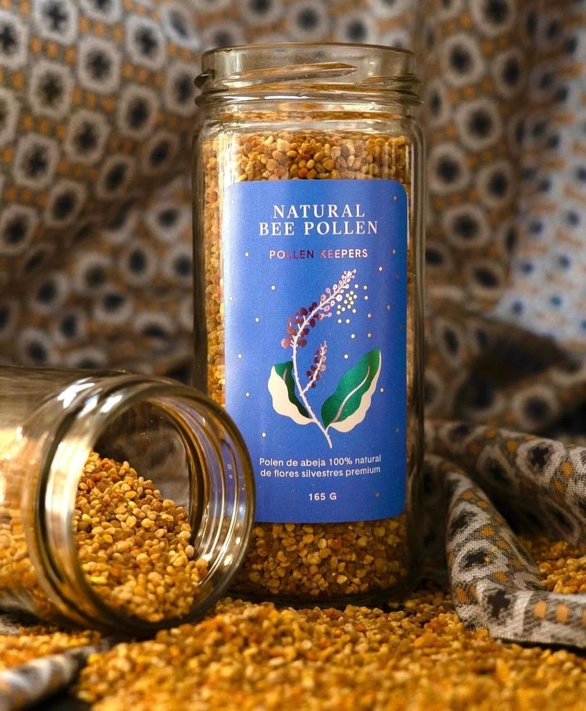 来自哥斯达黎加的天然蜜蜂 - 100% Raw Bee Pollen Granules - 天然超级食品和能源促进剂 - Gluten-Free and Non-GMO - 165克 - B维生素、叶酸、矿物的来源