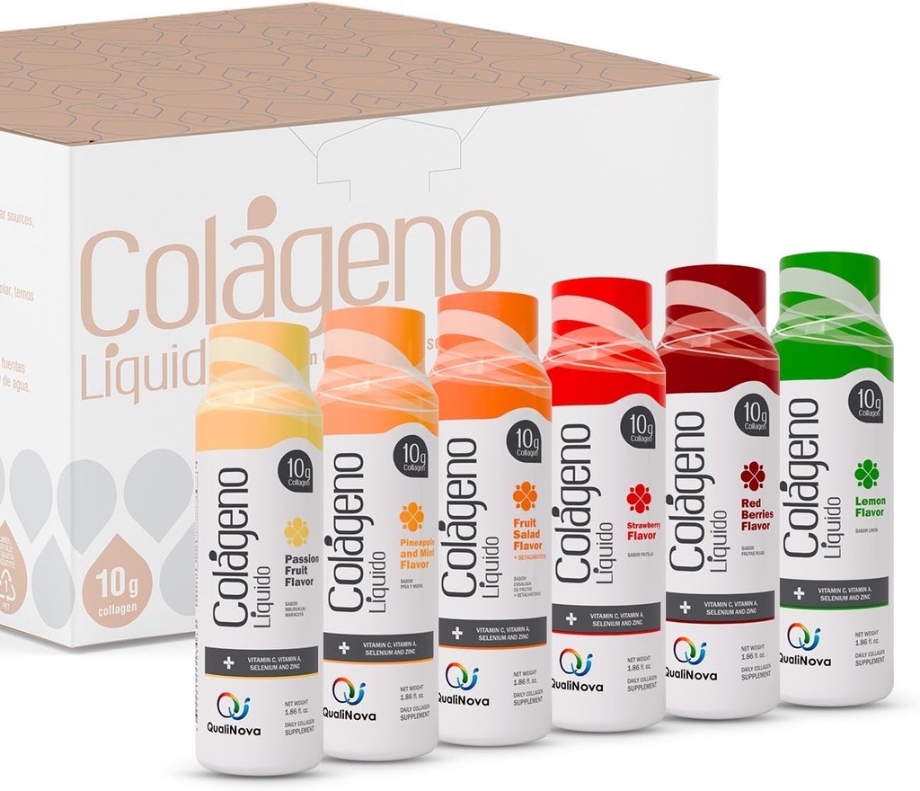 女性和男性的液化化合物(30 Pack) – 3X 加速吸收,10g 抗衰老、毛发生长和联合支持-个人射击-6 热带火焰