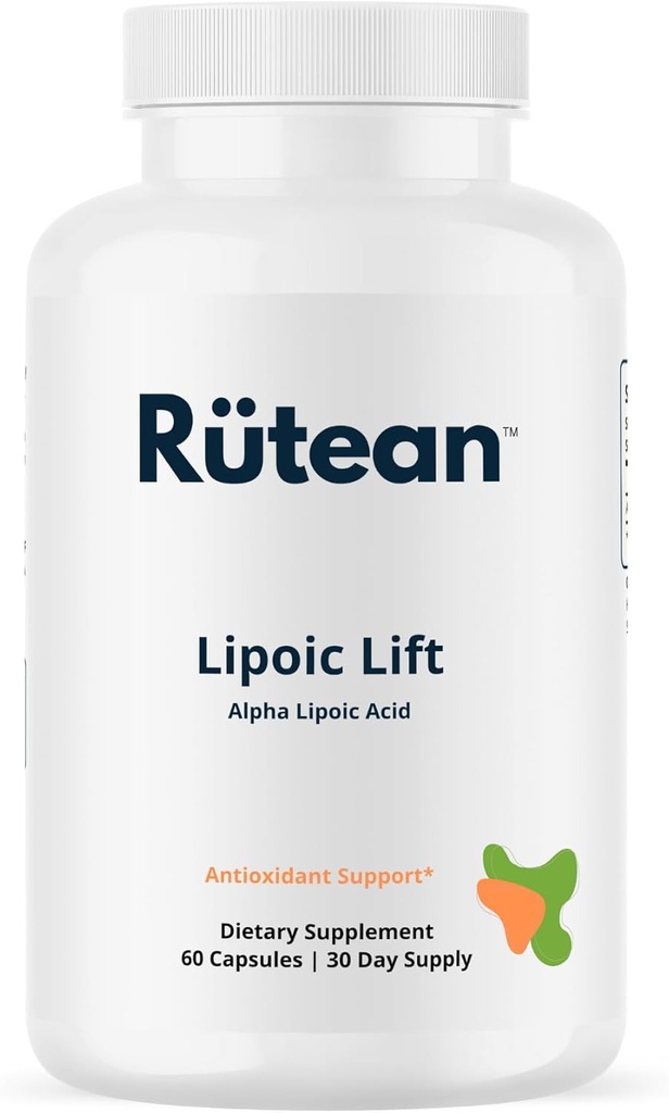 Alpha Lipoic Acid - Lipoic 升降 - 用于肝脏支持,神经健康和心血管健康 - Premium Alpha Lipoic Acid - 60 Capsules - Gluten Free, Vegetarian Capsules, Soy Free & Non-GMO