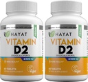 HAYAT 维生素 Vegan 天然维生素D 24 IU, D2, 合格Halal(包2)