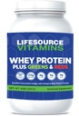 生命源维生素Whey Plus Greens & Reds Phyto食品(4磅)