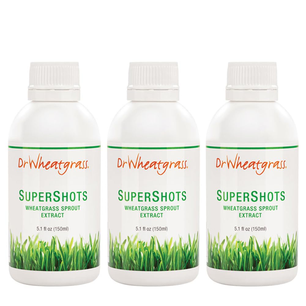 小麦草博士(包3) Supershots(30天供应)——小麦草在瓶中提取,比新鲜的小麦草汁和粉末强.