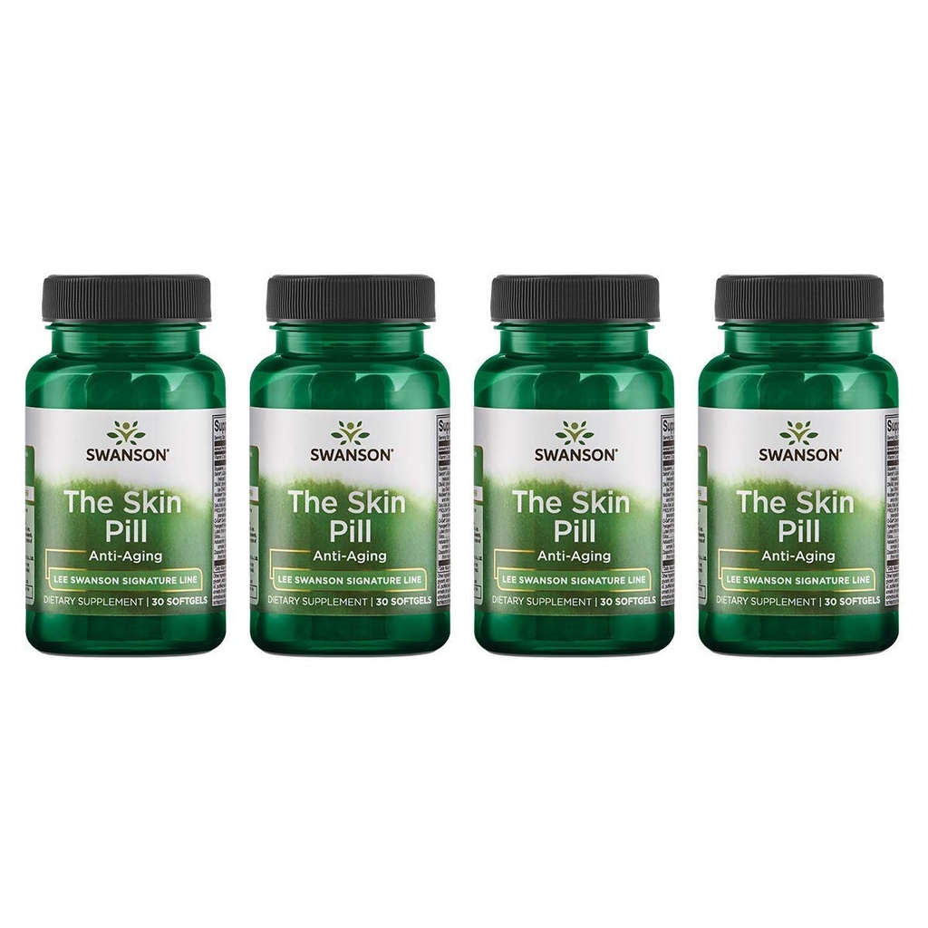 Swanson 签名线 皮肤药丸 30 软胶( 4 Pack)
